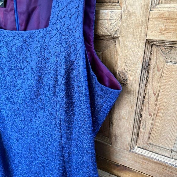 Vintage Ursula of Switzerland 16 Dress USA Metallic Mermaid Shimmer Sleeveless - Picture 5 of 11